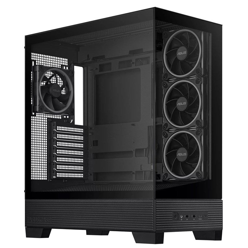 Asus A31 PLUS ATX Mid Tower Gaming PC Case - Black (4 ARGB Fans Included) Asus A31 PLUS ATX Mid Tower Gaming PC Case - Black (4 ARGB Fans Included)